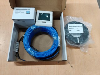 Elektrische vloerverwarming SET 600 watt, Innovaheat, Kabel, Blauw, 20